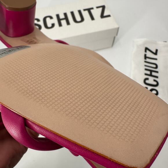 SCHUTZ New in Box Ully Double Strap Slide in Pink // 8.5 - Picture 10 of 12